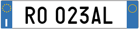 Truck License Plate